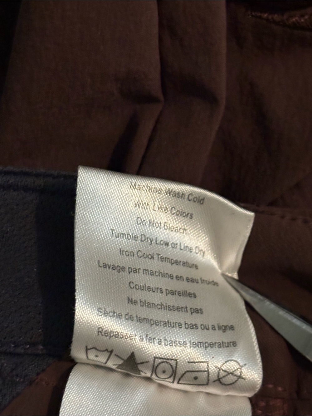 Go Lite Womens Large Brown Outdoor Casual Hiking Pant Reinforced Hemline‎ - Picture 10 of 13